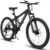 High-Performance Mountain Bike with Full Suspension – 21-Speed Shimano-Style Shifter, Carbon Steel Frame, and Mechanical Disc Brakes for Trail & Off-Road Adventures