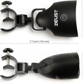 Sirius 1.0 Ultra-Bright LED Grill Light – Heavy Duty BBQ Accessory with 10 LEDs, Heat Resistant Clip-On Handle Lamp for Weber, Traeger, and Blackstone Grills – Includes Batteries & Case