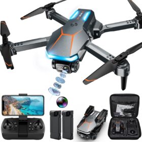 RAGPIP X66 Foldable Drone with 1080P HD FPV Camera, Optical Flow Positioning, Altitude Hold, Gravity Control & 2 Batteries for Kids & Beginners