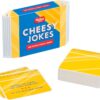 Ridley’s 100 Cheesy Joke Cards – Hilarious Punny Gift for Kids & Adults in Cheese Box