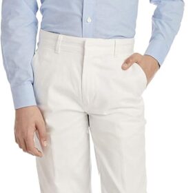 IZOD Boys' Classic Fit Long-Sleeve Oxford Button-Down Shirt - School Uniform & Casual Wear