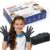 Kids Disposable Nitrile Gloves (50 PCS) – Small 5Mil Black Latex-Free & Powder-Free Safety Gloves for Cleaning, Cooking, Gardening & Crafts (Fits Ages 4-8)