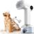 Electric Dog Shampoo Dispenser and Foaming Brush – Rechargeable Pet Bath Sprayer with 2 Modes, Massage Grooming Tool for Long & Short Hair