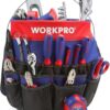 WORKPRO 51-Pocket Heavy Duty Bucket Tool Organizer – Fits 3.5 to 5 Gallon Buckets, 600D Drill & Tool Storage Bag (Tools Not Included)