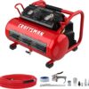 CRAFTSMAN 2 Gallon Portable Air Compressor with Accessory Kit – Oil-Free, 1/3 HP, 125 PSI