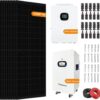 5500W Off-Grid Solar Power System Kit – 10kW Inverter, 10.5kWh LiFePO4 Battery & 10x 550W Bifacial Panels for Home, Cabin & Backup