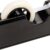 Officemate 2-in-1 Heavy Duty Desktop Tape Dispenser – Black, Compatible with 1 Inch and 3 Inch Cores (Model 96699)