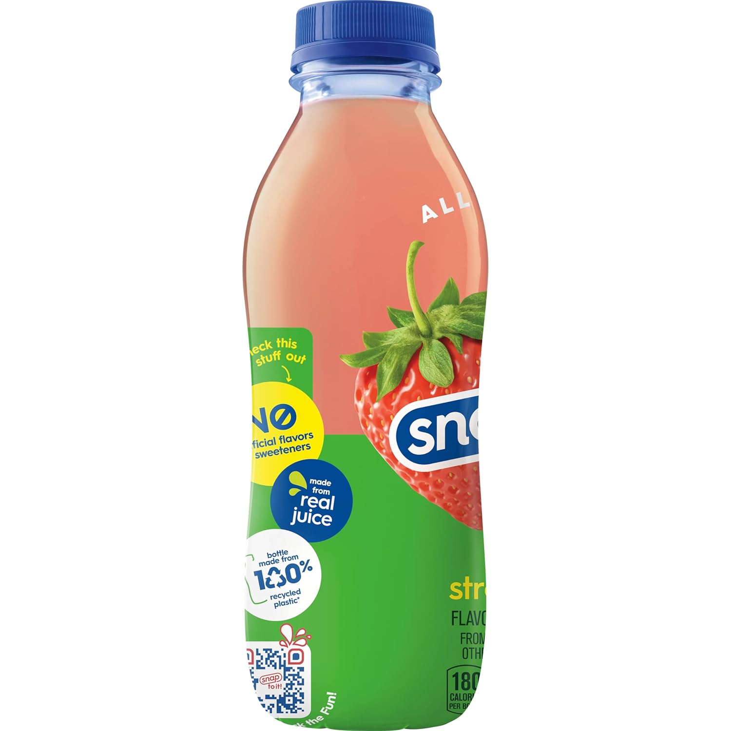 Snapple Kiwi Strawberry Juice Drink – 16 Fl Oz Bottles (Pack of 12) – Made with Real Juice, No Artificial Sweeteners, Eco-Friendly Packaging