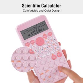 EooCoo Scientific Calculator – 2-Line LCD Display, 240 Functions, Portable Candy Color Math Tool for Students & Professionals