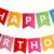 Fecedy Happy Birthday Banner - Colorful Bunting Decoration for Boys, Girls, Kids & Adult Milestone Parties