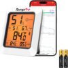 TempPro Smart Bluetooth Hygrometer Thermometer – 260FT Range Room Monitor with Data Export & Backlit Display
