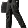 FREE SOLDIER Men's Tactical Ripstop Cargo Pants - Lightweight, Water-Resistant Work Hiking Trousers with Multi-Pockets