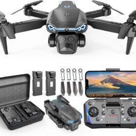 1080P HD Camera Drone for Kids and Beginners - Foldable FPV Quadcopter with 3D Flips, Altitude Hold, and 2 Batteries