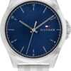 Tommy Hilfiger Men's Classic Stainless Steel Quartz Watch – 42mm Casual Wristwear with 3ATM Water Resistance