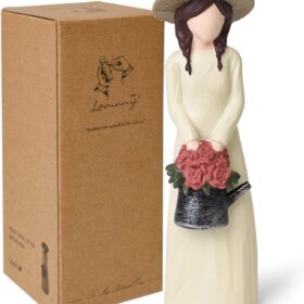 Thovorrnl Resin Garden Angel Figurine – Unique Gardening Gifts for Women, Hand-Painted Statue for Home, Office & Yard Décor