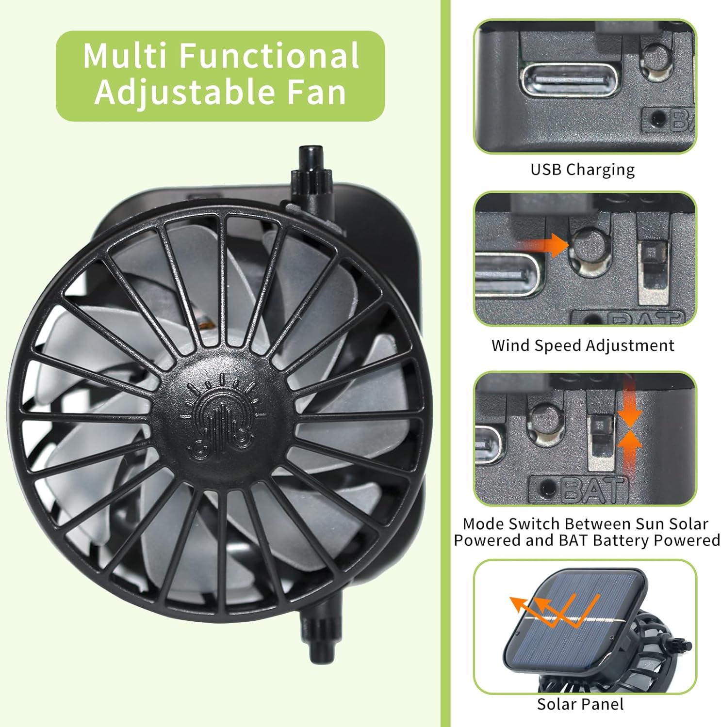 Solar Powered Hard Hat Fan with Sun Shade and Face Shield - Breathable Mesh Cooling Visor with Neck Protection for Construction, Fishing & Landscaping