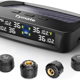 Tymate TM3 Solar TPMS for RV & Trucks – Color LCD Display with 4 Sensors