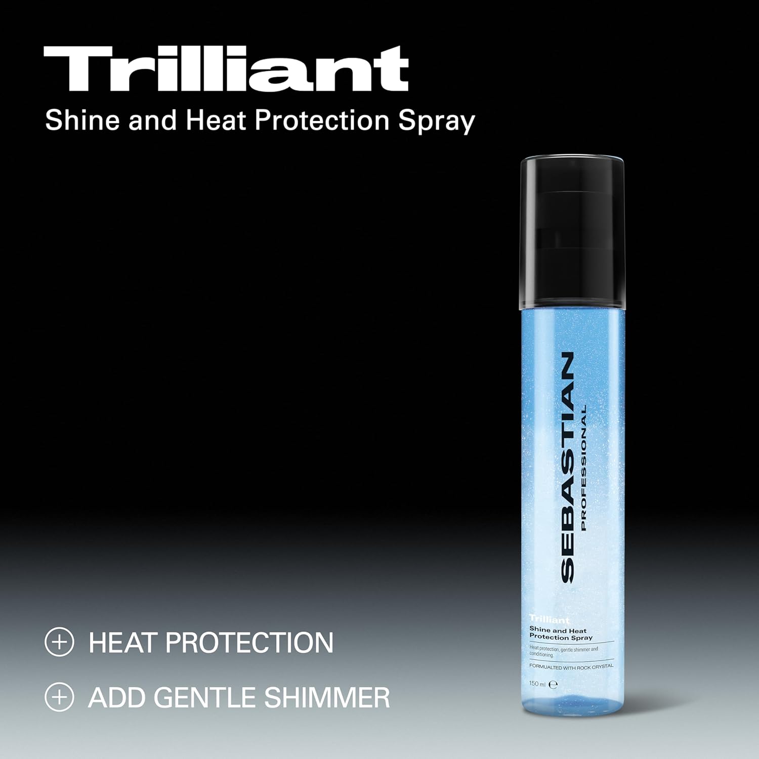 Sebastian Professional Trilliant Thermal Hair Spray | Heat Protectant with Shine & Conditioners | 5.07 fl Oz
