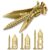 160-Piece Heavy-Duty Self-Drilling Drywall Anchors Kit – Zinc-Plated Manganese Steel Screws for Drywall, Hollow Walls, and Shelves (No Pre-Drilling Required)
