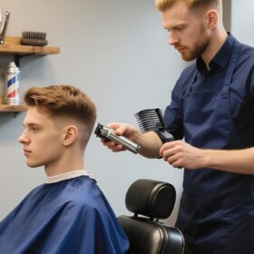 Blend Friend Fade Comb Set – Professional Barber Hair Combs for Men, Self-Cut Fading & Blending Tools with Ergonomic Grip (3-Piece Black Kit)