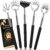 SIKEMAY 5-Pack Telescopic Back Scratchers – Extendable Stainless Steel Itch Relief, Perfect Stocking Stuffers & Gag Gifts for Men & Women