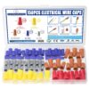 150-Piece Electrical Wire Connector Assortment Kit - Insulated Twist Wire Nuts with Metal Spring for Residential, Automotive & Marine Wiring