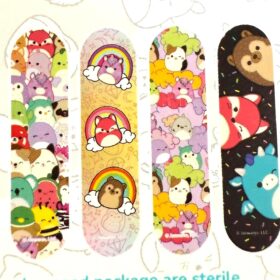 Smart Care Squishmallows Adhesive Bandages – Latex-Free, Cute Wound Care for Kids – 20 Count