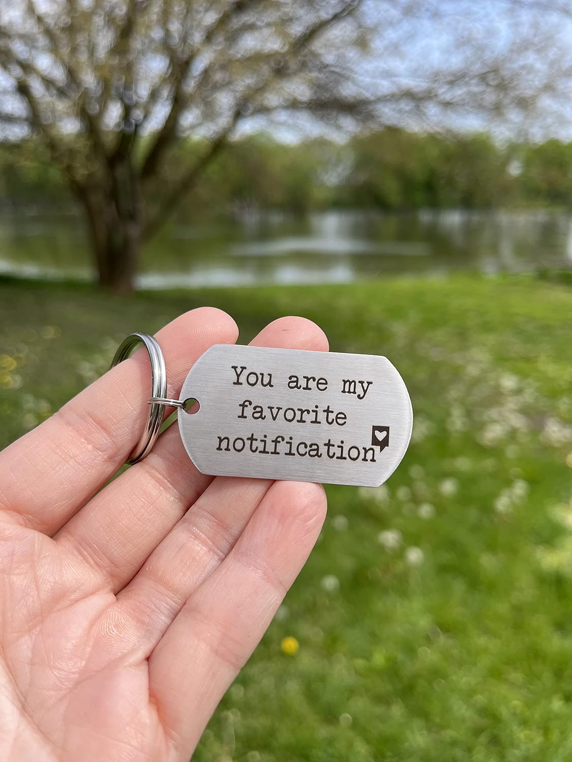 Long Distance Relationship Gifts - Matching Keychains for Boyfriend & Girlfriend - Cute, Durable Couples Key Ring Set for Him or Her - Romantic Birthday, Anniversary, & Valentine's Day Present