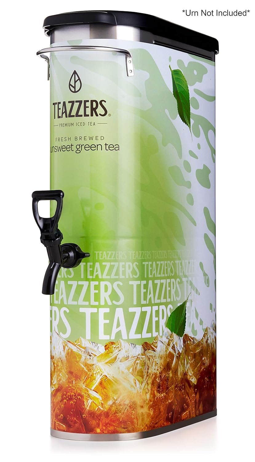 Teazzers Premium All-Natural Green Tea Bags – Commercial Grade 1oz Bags for Restaurants & Foodservice Iced Tea Brewers (96 Count / 1 Gallon Brew Bags)