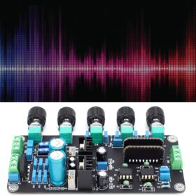 AD827 OP-Amp Stereo Tone Control Preamp Board | Hi-Fi Bass/Treble Volume Circuit | DIY Audio Dual AC 12-18V Module