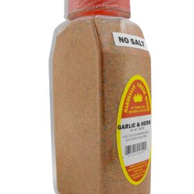 Marshalls Creek Spices Extra Large No Salt Garlic and Herb Seasoning – 22 Oz (1.375 lb) Salt-Free Savory Spice Blend with Rosemary, Basil, and Orange Peel
