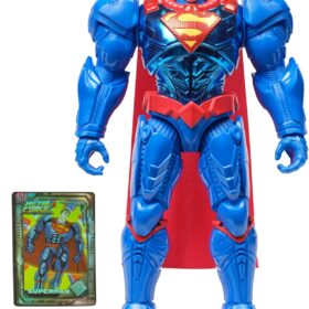 DC Comics Metal Force Superman 12-Inch Action Figure – Extra Large Metallic Super Hero Toy for Boys & Girls Ages 4+