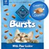 BLUE Buffalo Bursts Crunchy & Creamy Cat Treats - Paw-Lickin' Chicken Flavor, 5 oz. Bag