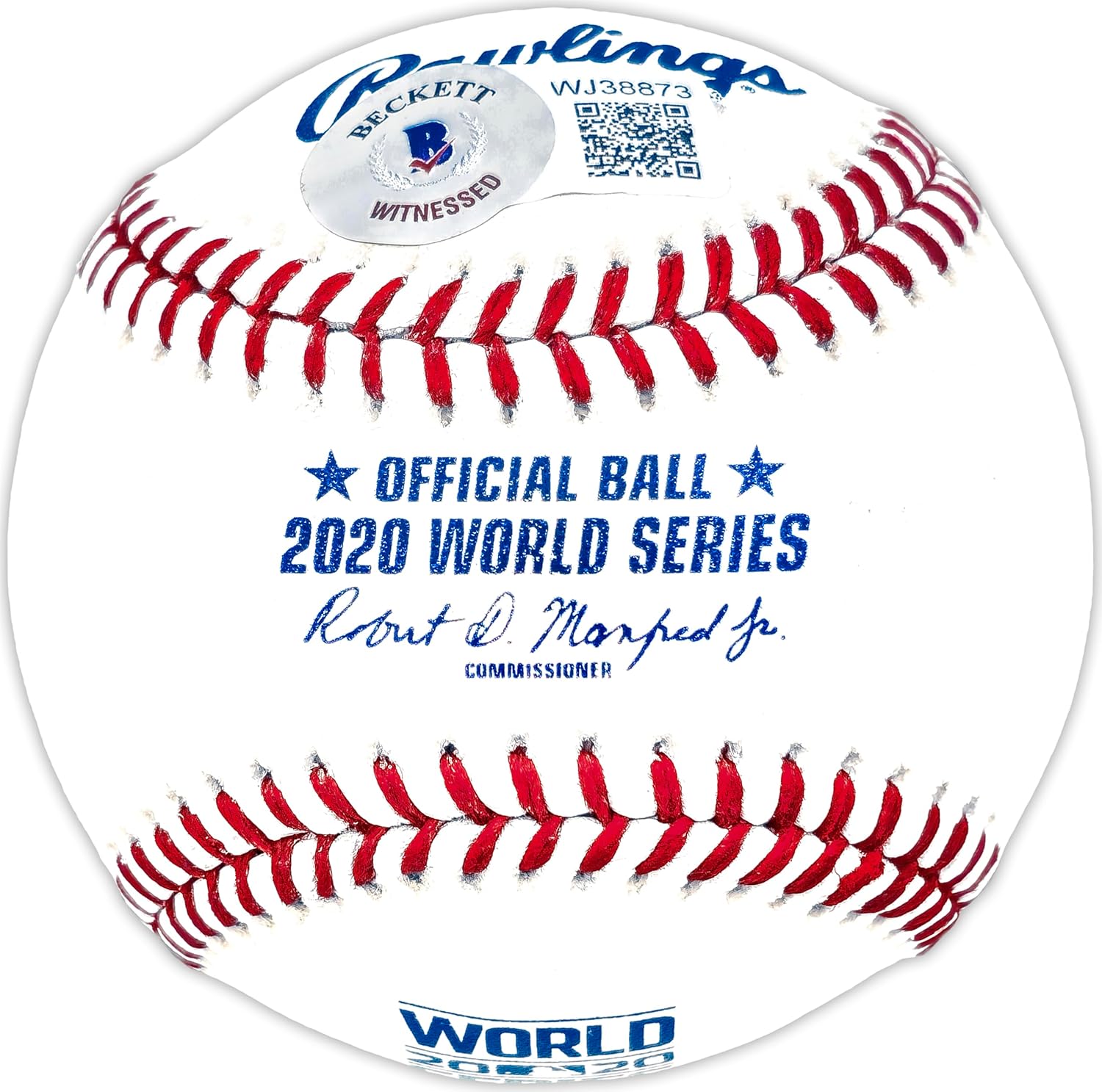 Walker Buehler Autographed 2020 World Series Baseball - Los Angeles Dodgers Official MLB Beckett BAS Authenticated with Hologram