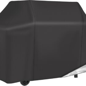 NEXCOVER Premium Waterproof Grill Cover – 55 Inch Heavy Duty Fade Resistant BBQ Cover for Outdoor Gas Grills (Fits Weber, Nexgrill, Brinkmann)