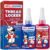 Blue and Red Threadlocker 2-Pack – Medium & High Strength Anaerobic Thread Lock Sealant for Nuts, Bolts, and Metal Fasteners – Vibration & Weather Resistant