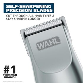 Wahl Groomsman Cordless Beard Trimmer for Men – Battery Operated Precision Detailer with Self-Sharpening Blades, 6-Position Guide & 3 Attachment Combs – Model 9906-717V