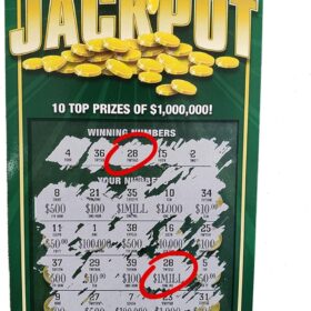 Laughing Smith Realistic Fake Lottery Tickets - 8 Pack Hilarious Gag Gift Prank Scratch Cards - $1 Million & Cash King Winning Jokes for Adults