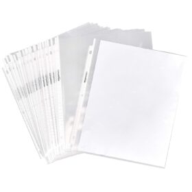 Amazon Basics Heavyweight Sheet Protectors – 500 Pack, Crystal Clear Poly, 8.5 x 11 Inch for 3-Ring Binders