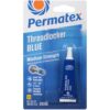 Permatex 24200 Medium Strength Threadlocker Blue 6ml - General Purpose Anaerobic Adhesive for Bolts, Nuts & Screws to Prevent Vibration & Corrosion