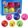 MYKUJA 6-Pack Funny Golf Balls – Novelty Expression Balls for Men, Women & Kids – Hilarious Gifts & Practice Accessories