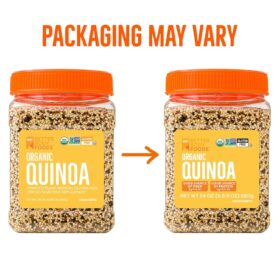 BetterBody Foods Organic Quinoa – 24 Oz (1.5 lb) – USDA Certified, Gluten Free, Non-GMO, Vegan Complete Protein Rice Alternative