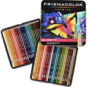 Prismacolor Premier Soft Core Colored Pencils, 48 Count – Professional Grade, Vibrant Pigments & Smooth Blending for Artists