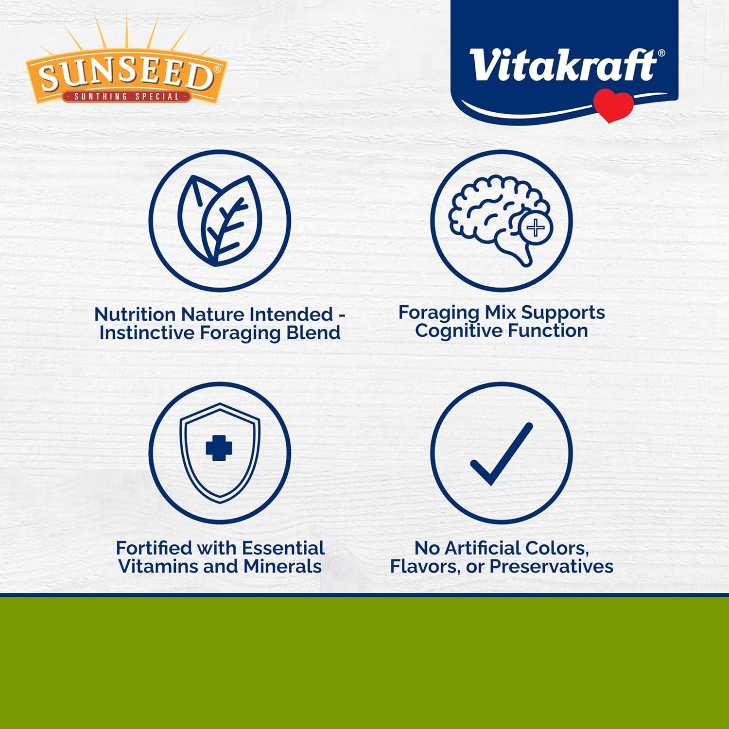 Vitakraft Sunseed Vita Prima Dwarf Hamster Food – 2 lb Nutritious Blend with Fruits, Veggies, Seeds & Grains for Small Animals