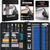 112-Piece Ultimate Drawing Set & Sketch Kit – Complete Art Supplies with Graphite & Charcoal Pencils, 3-Color Sketchbook, and Zipper Case for Beginners, Teens, and Adults