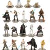 Disney Store Official Star Wars Mega Figure Collection – 19-Piece Fully Sculpted Character Set with Stands – Includes Darth Vader, Yoda, Han Solo & More – Ultimate Gift for Fans & Collectors