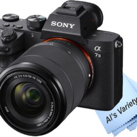 Sony a7 III Mirrorless Camera Kit (Renewed) with 28-70mm Lens, 64GB Cards, Professional Accessories & Tripod Bundle