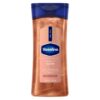 Vaseline Glazed & Glisten Sunlit Glow Body Gel Oil – 6.8 Oz Hydrating Vanilla Cocoa Shimmer with Pure Cocoa Butter