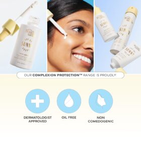 Bondi Sands SPF 60 Face Serum Sunny Drops – Lightweight, Hydrating Broad Spectrum Sunscreen for Face – Oil-Free, Silky-Smooth Finish, 1.01 Fl Oz