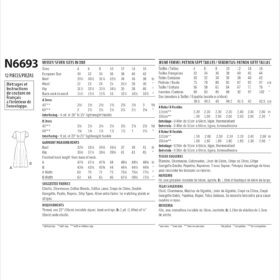 New Look Misses' Dress Sewing Pattern Kit (N6693) | Sizes 4-16 | DIY Fashion Design Templates